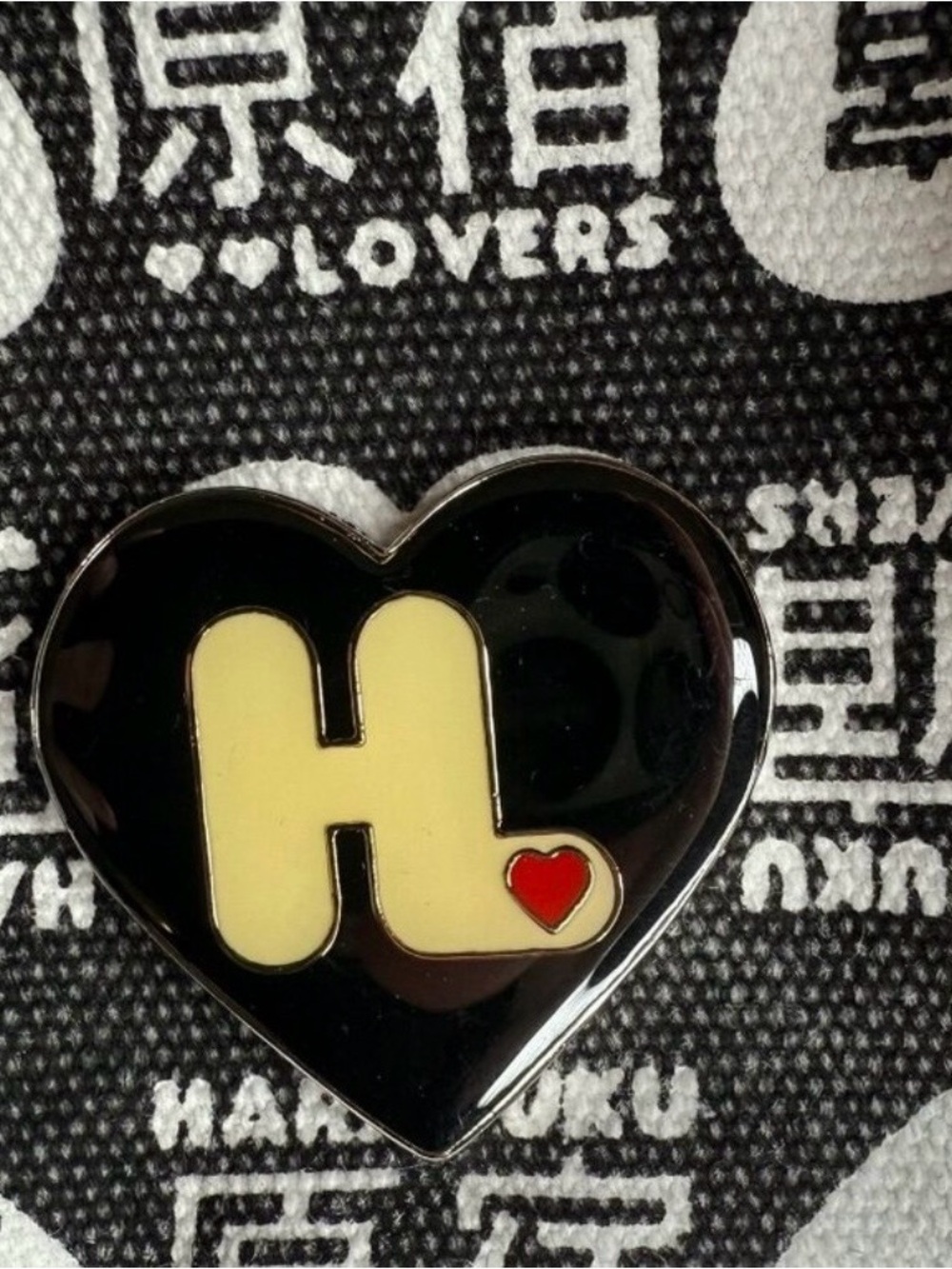 Harajuku Lovers Black & White Mini Duffel Bag - Picture 2 of 5